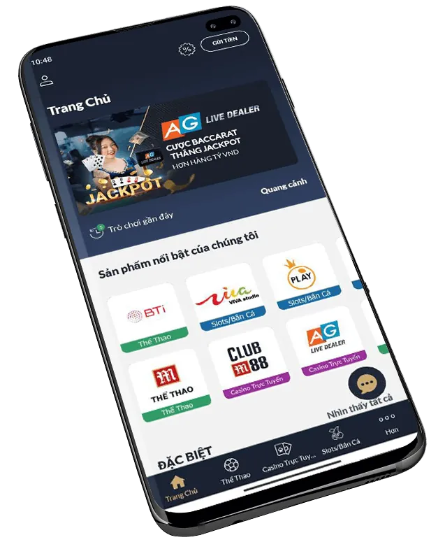 Trải nghiệm casino di động 3hb888